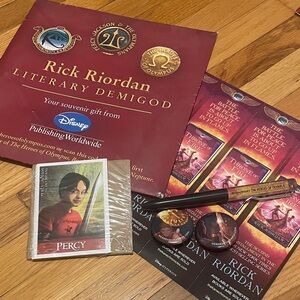 COPY Percy Jackson Trading Cards and Pins